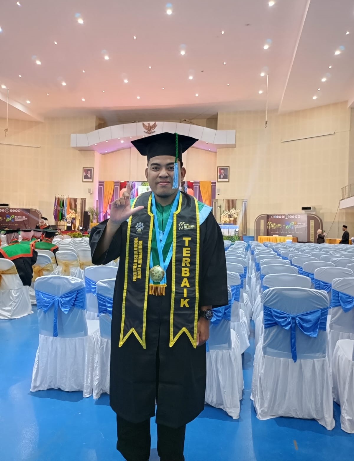 Haikal al fikri Mahasiswa IAT sabet predikat wisudawan terbaik uin salatiga dengan IPK 3.97, puluhan publikasi artikel, prestasi nasional hingga internasional